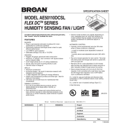 Free Vent Fans Revit Download – Broan® Humidity Sensing Bathroom ...